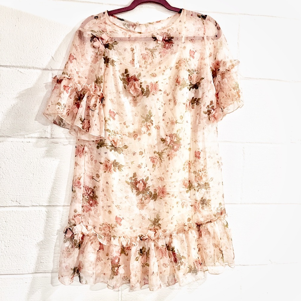 ASOS sheer slip dress